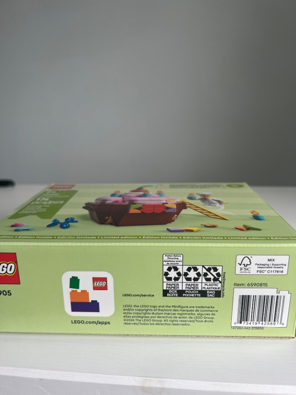 NIB LEGO 40905 Limited Edition Birthday Cupcake - Picture 5 of 5